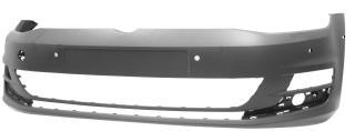 PARAURTI ANTERIORE PRIMER C/6 FORI SENS VW GOLF 7 10/12> -TUV-ES-
