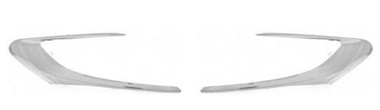 KIT MODANATURE CROMO GRIGLIE PARAURTI ANTERIORE DX+SX PEUGEOT 308 01/13> ALLURE