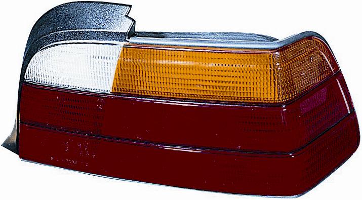 GRUPPO OTTICO POSTERIORE DX ARANCIO ROSSO BMW SERIE 3 E36 COUPE CABRIO 12/90>