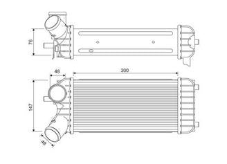 INTERCOOLER FORD CMAX  1.6 TDCI 2010