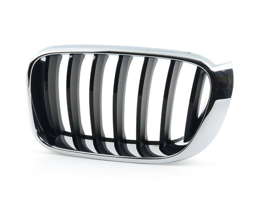 GRIGLIA ANTERIORE SX CROM-NERA BMW X4 F26-X3 F25 01/14> BASIS