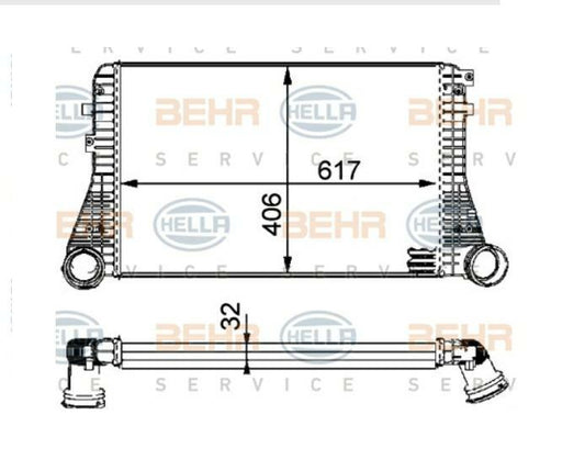 INTERCOOLER VW GOLF V
