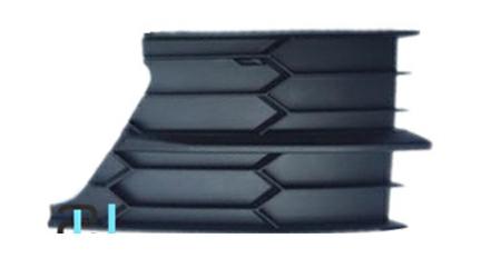 GRIGLIA PARAURTI ANTERIORE DX C/LE C/PROFILO NERO SKODA SUPERB 01/13>