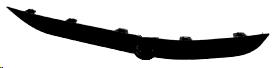 MODANATURE PARAURTI ANTERIORE SX BMW X5 E53 09/99>12/03