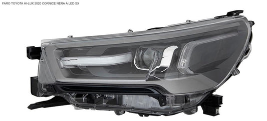 FARO SX A LED TOYOTA HILUX 01/20> CON CORNICE NERA