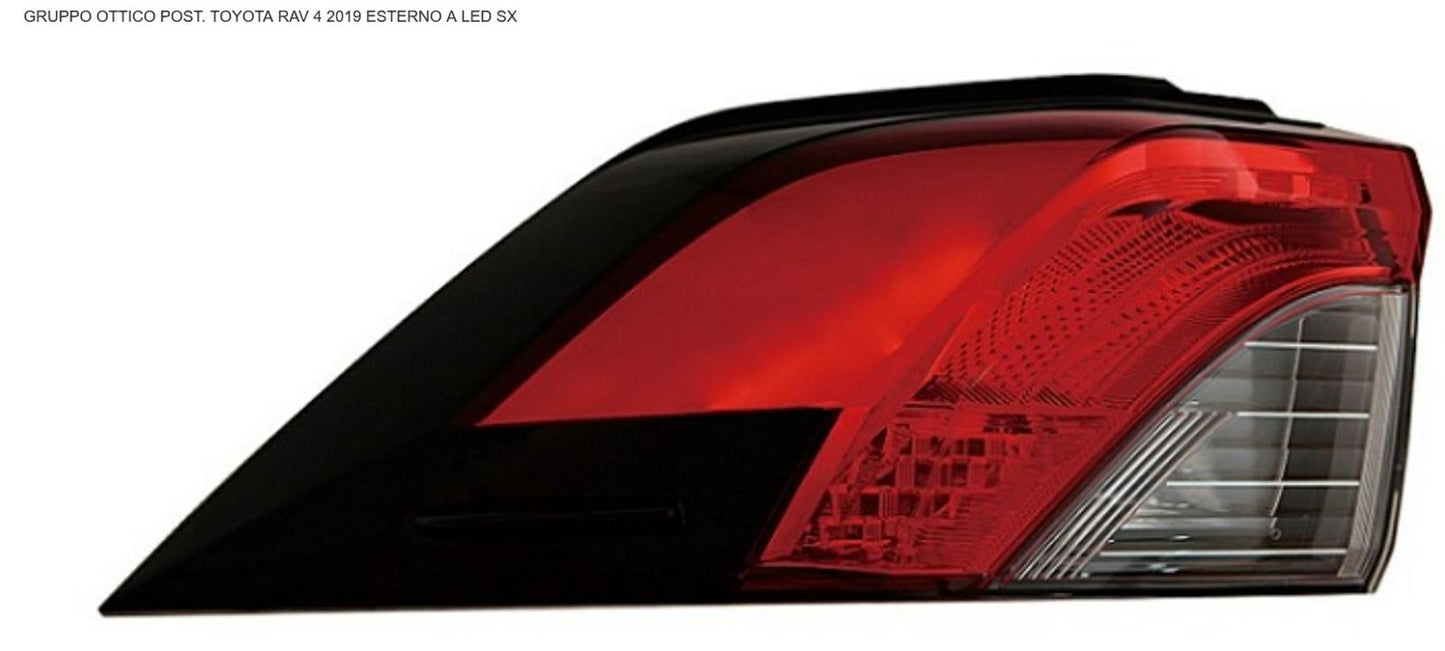GRUPPO OTTICO POSTERIORE SX ESTERNO A LED TOYOTA RAV 4 01/19>