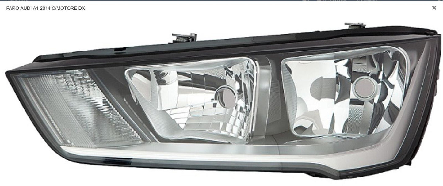 FARO DX CON MOTORE ELETTR AUDI A1 11/14>  ZKW