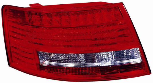 GRUPPO OTTICO POSTERIORE DX BIANCO ROSSO A LED AUDI A6 05/04>10/08