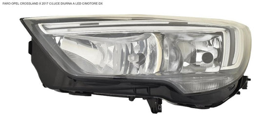 FARO DX CON DRL LED CON MOTOR ELET OPEL CROSSLAND X 01/17>