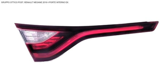 GRUPPO OTTICO POSTERIORE DX INTERNO A LED RENAULT MEGANE 11/15> 4P