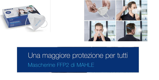 MASCHERINA FFP2 CERTIFICATA DEKRA-CE 0158 UE EN 149 (CONF 10PZ)
