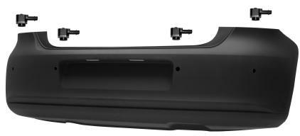 PARAURTI POSTERIORE PRIMER CPL 4 SENS VW POLO 09/09>C/F MARMITTA PICCOLO