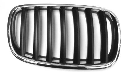 GRIGLIA ANTERIORE DX CROM-NERA BMW X5 E70 01/07> X6 E71 01/08>