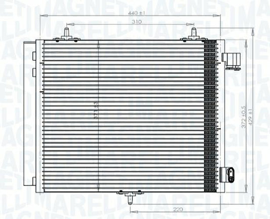 CONDENSATORE CITROËN C3I (FC, FN) 1.4 HD