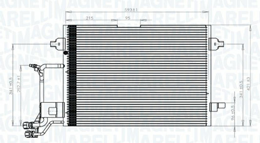 CONDENSATORE AUDI, VOLKSWAGEN