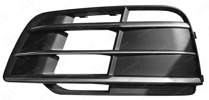 GRIGLIA PARAURTI ANTERIORE SX APERTA C/MODANATURE CROMO AUDI Q5 01/16> S-LINE