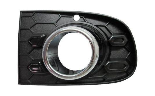 GRIGLIA PARAURTI ANTERIORE SX C/CORNICE FENDI CROMO FIAT 500 07/15>