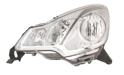 FARO DX H1-H7 CON MOTOR ELETT CITROEN  DS3 11/09>06/10 NERO