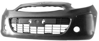 PARAURTI ANTERIORE PR C/FEN+SENS NISS MICRA K13 11/10>08/13