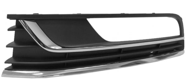 GRIGLIA PARAURTI ANTERIORE SX C/FEND+2 PROF CROMO VW PASSAT 10/10>
