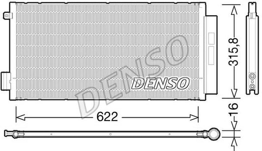 CONDENSATORE 500L 1.3-1.6 JTD 12>