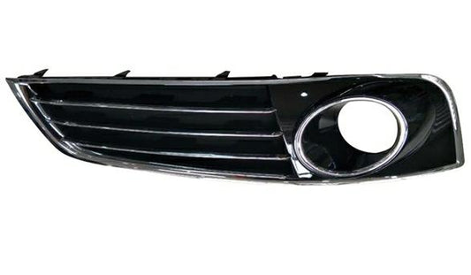 GRIGLIA PARAURTI ANTERIORE SX C/FEND+MODANATURE CROMO AUDI A8 07/10>01/14