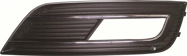 GRIGLIA PARAURTI ANTERIORE SX C/FEND+MODANATURE CROMO AUDI A4 12/11>