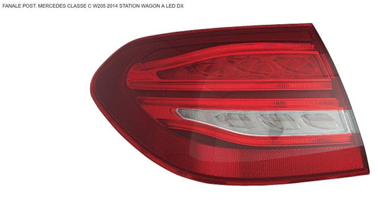 FANALE POSTERIORE DX ESTERNO A LED MERCEDES CLASSE  C W205 12/13>SW