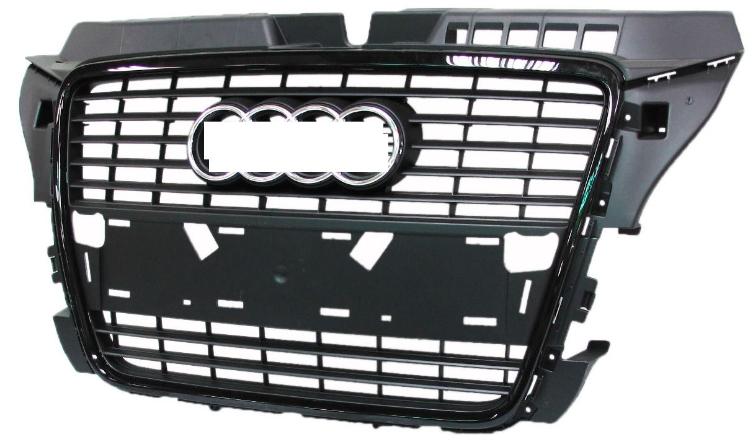 GRIGLIA NERA S/PORTATARGA AUDI A3 07/08>