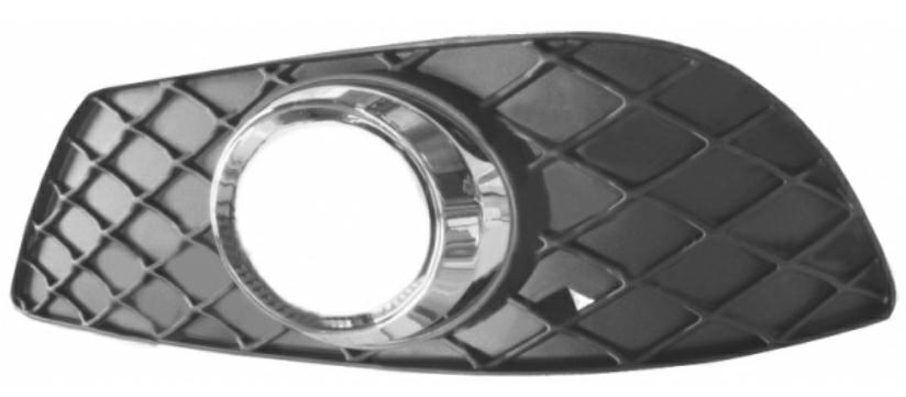 GRIGLIA PARAURTI ANTERIORE SX C/FEND+CORNICE CROMO MERCED CLASSE C W204 01/11
