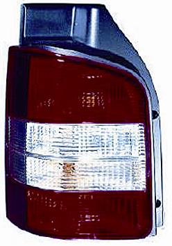 GRUPPO OTTICO POSTERIORE SX BIANCO ROSSO VW TRANSPORTER T5 09/03>12/08 2PORTE