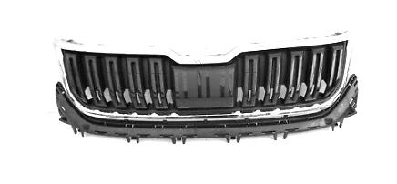 GRIGLIA ANTERIORE C/CORNICE CROMATA SKODA KODIAQ 01/17>