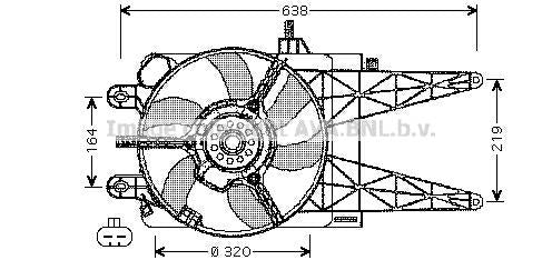 VENT.FIAT PUNTO 1.2 8V/16V AC 99- V