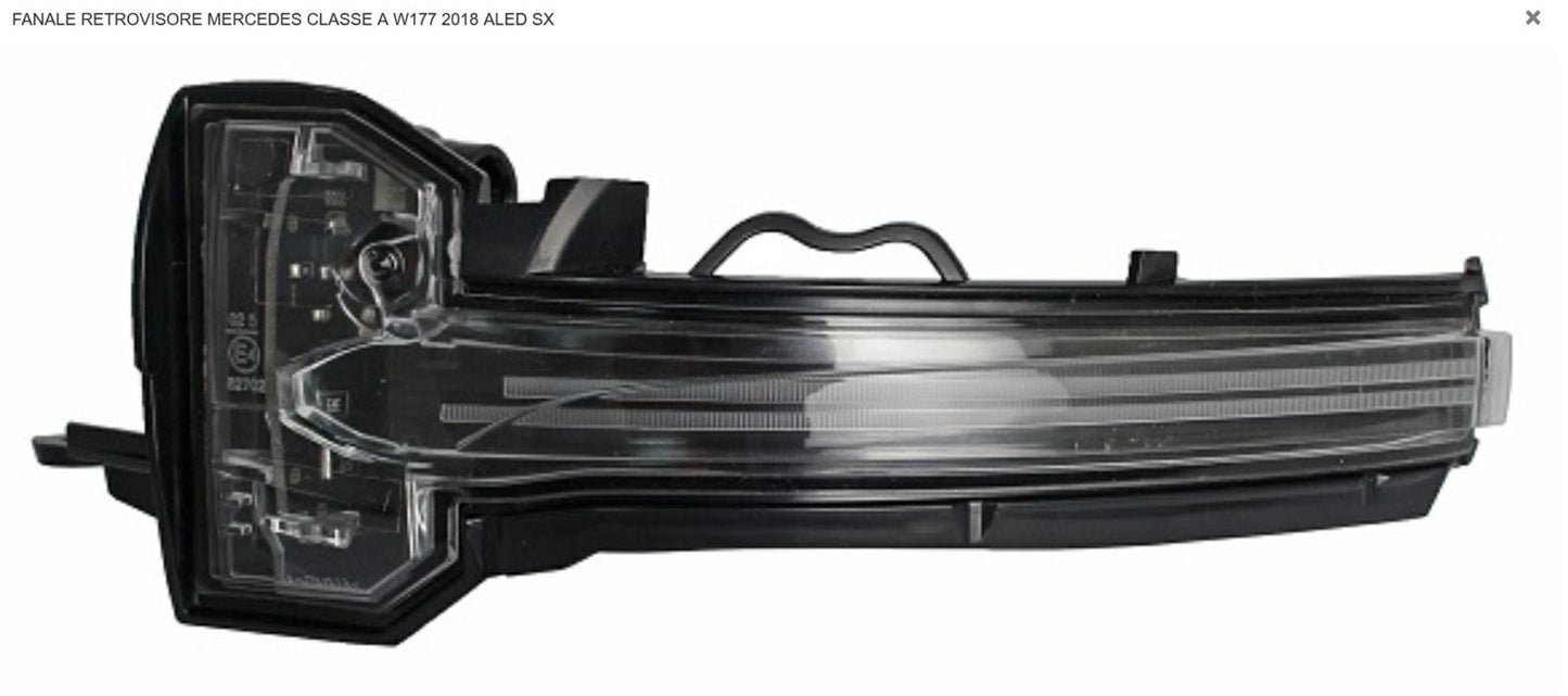 FANALE RETROVISORE SX MERCEDES CLASSE A W177 08/18>