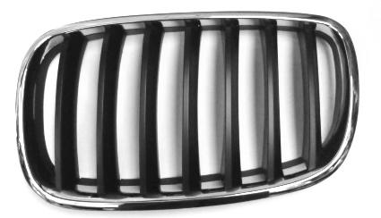 GRIGLIA ANTERIORE SX CROM-NERA BMW X5 E70 01/07> X6 E71 01/08>