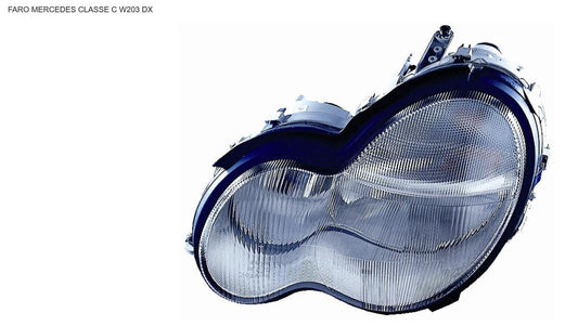 FARO DX 2H7 PREDISPOSTO REGOLAZIONE PNEUMATICA MERCED CLASSE C W203 07/00>12/02