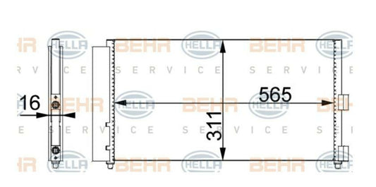 CONDENSATORE FIAT PUNTO II