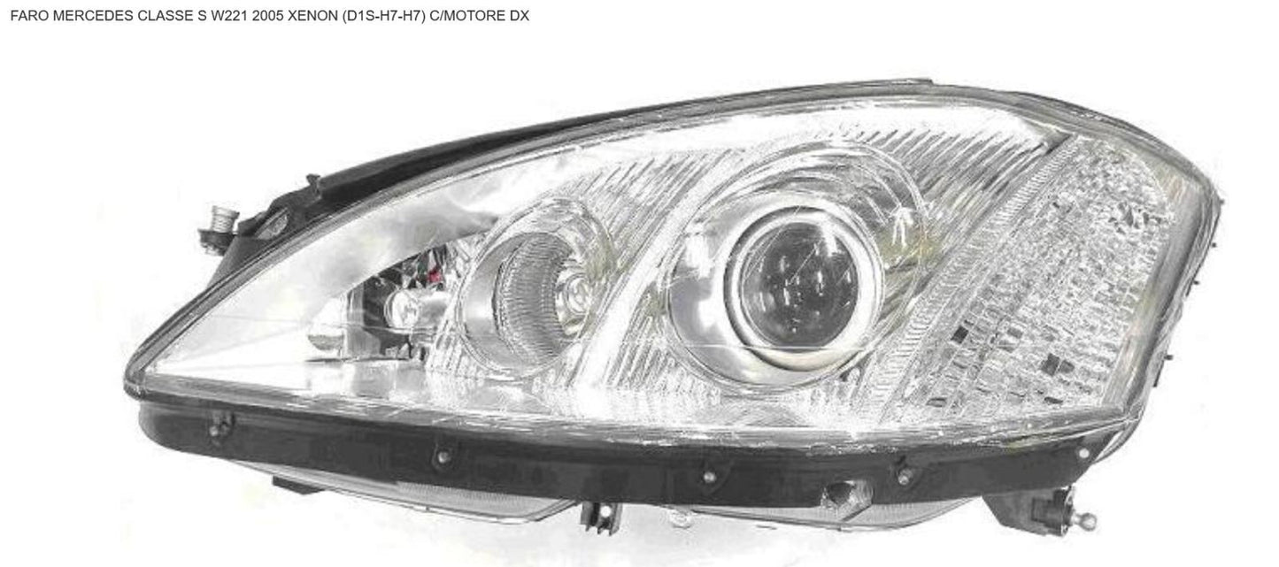 FARO DX XENON D1S-2H7 CON MOTOR ELETTR MERC CLASSE S W221 01/06>