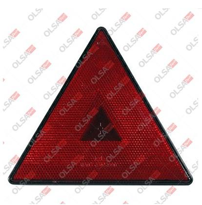 CATADIOTTRO TRIANGOLARE2 PERNI ROSSO