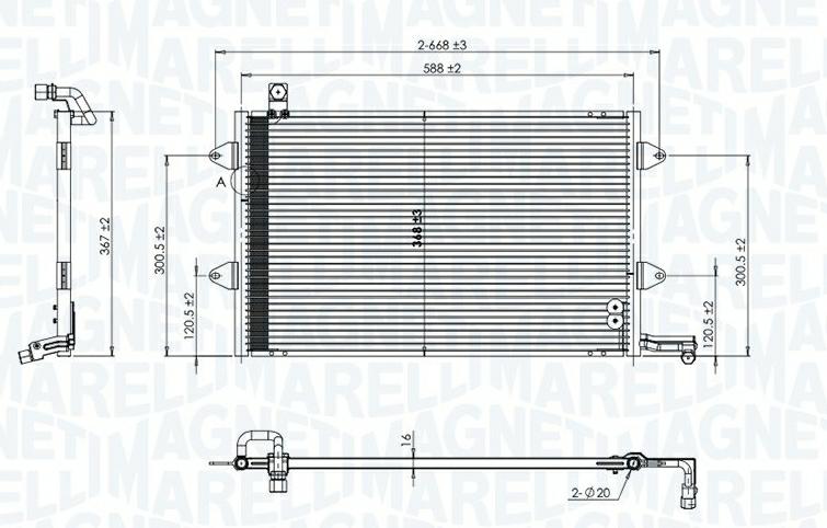 CONDENSATORE VW GOLF III (1H1) 1.6