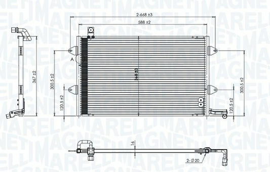 CONDENSATORE VW GOLF III (1H1) 1.6
