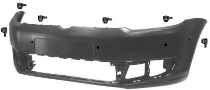 PARAURTI ANTERIORE PRIMER C.TO DI 6 SENS VW TOURAN 09/10>