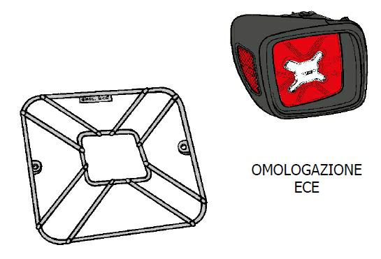COPERTURA FANALE DX JEEP RENEGADE 03/14> CROMATA