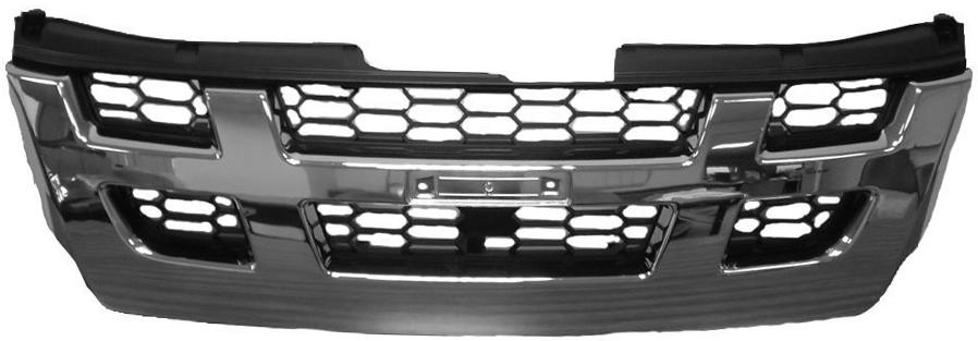 GRIGLIA CROM-NERA ISUZU D-MAX 4WD 01/05>12/06