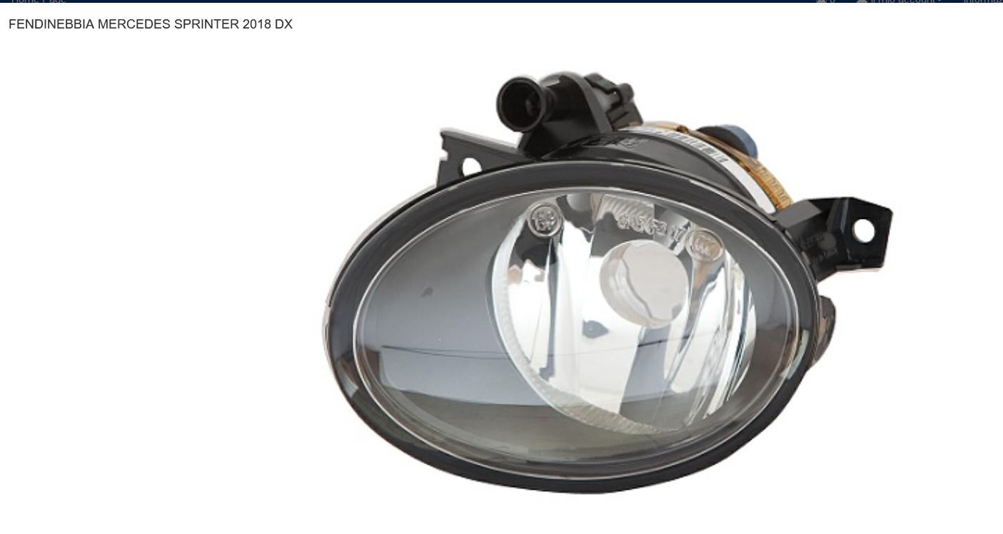 FENDINEBBIA DX MERCEDES SPRINTER W907-W910 01/18>