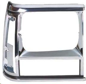 CERCHIO FARO DX NERO-CROMO JEEP CHEROKEE 01/91>12/96