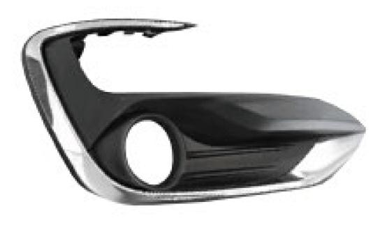 GRIGLIA PARAURTI ANTERIORE DX C/FEND+MODANATURE CROMO FORD KA+ 01/18>