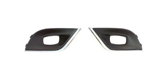 KIT GRIGLIE PARAURTI ANTERIORE C/FEN+MOD CROMO DX+SX RENAULT CLIO 01/16>