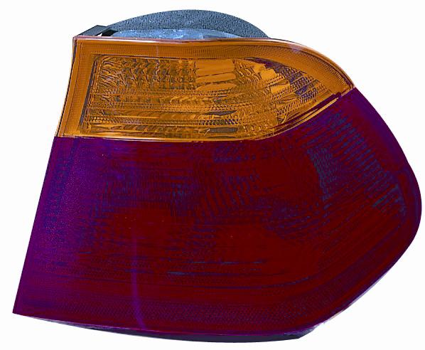 GRUPPO OTTICO POSTERIORE DX ESTERNO ARANCIO ROSSO BMW SERIE 3 E46 05/98>08/01