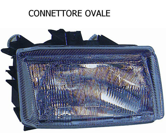 FARO DX H4 PREDISPOSTO REGOLAZIONE MAN/EL VW POLO CLASSIC-SW-CADDY 09/96>08/00